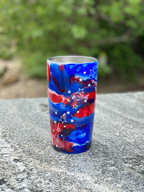 alchol ink tumblers Alcohol Ink Swirled Tumbler – Positively Tees