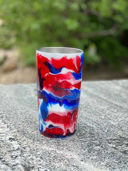 Alcohol Ink Swirled Tumbler – Positively Tees